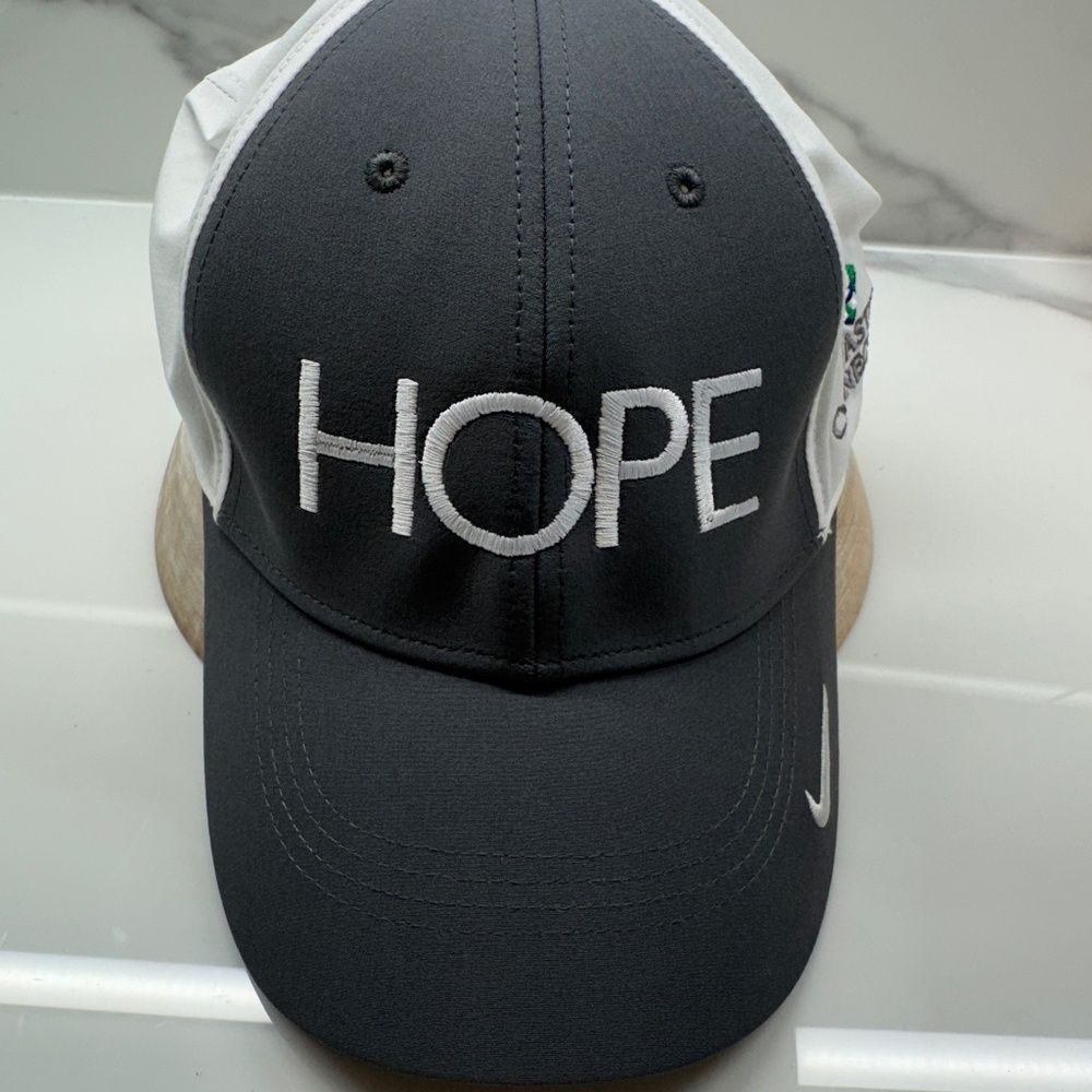 Nike Legacy 91 Dri-Fit Hope Waste Connection Golf Tournament Ball Cap White